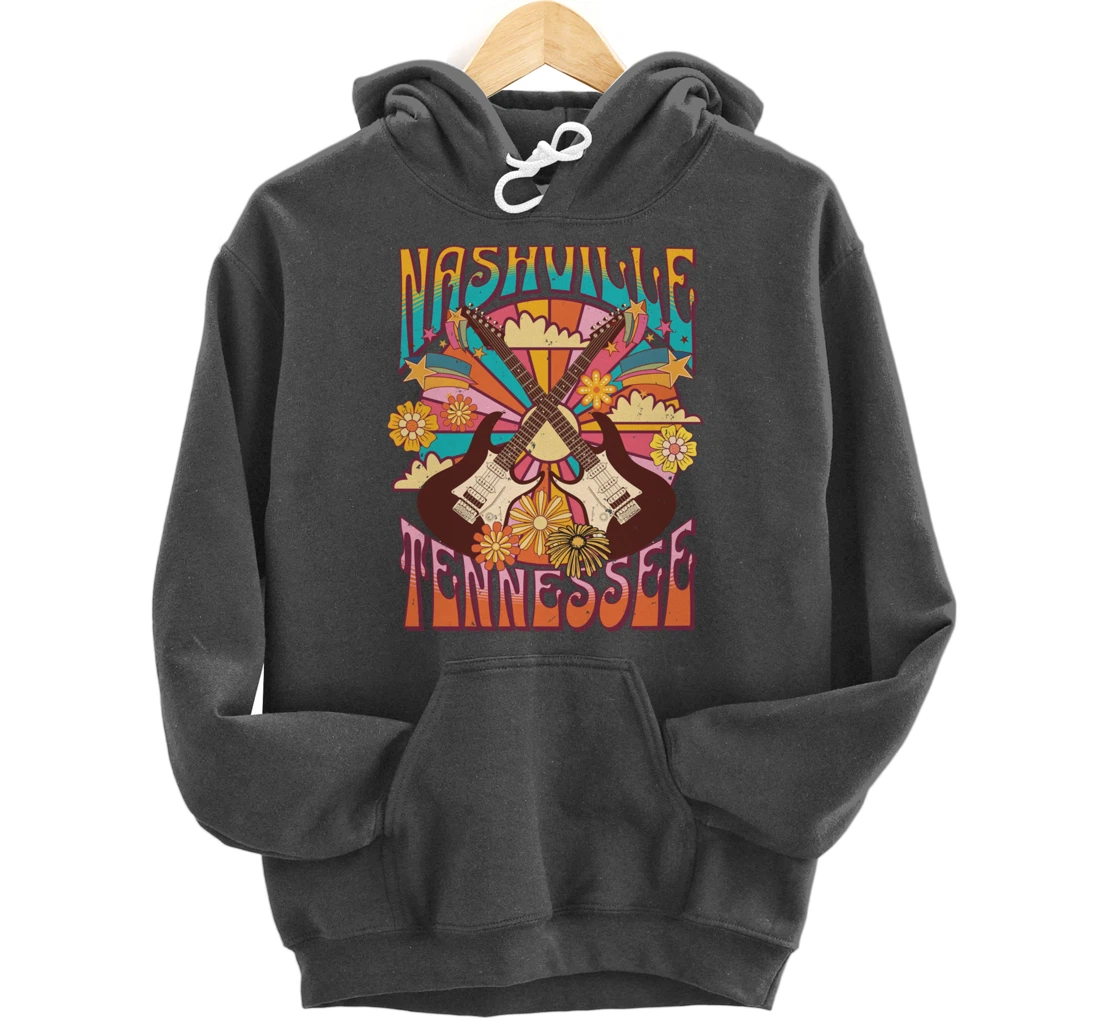 Nashville Country Music City Girls Trip Retro Nash Bash Bach Pullover Hoodie