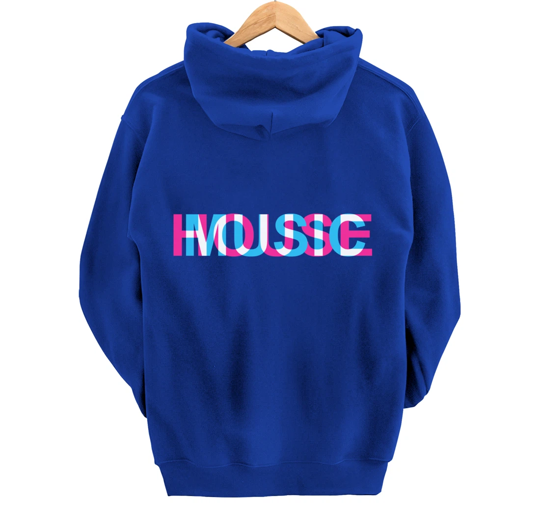 House Music Glitch EDM Rave DJ Music Festival Music Lover Pullover Hoodie