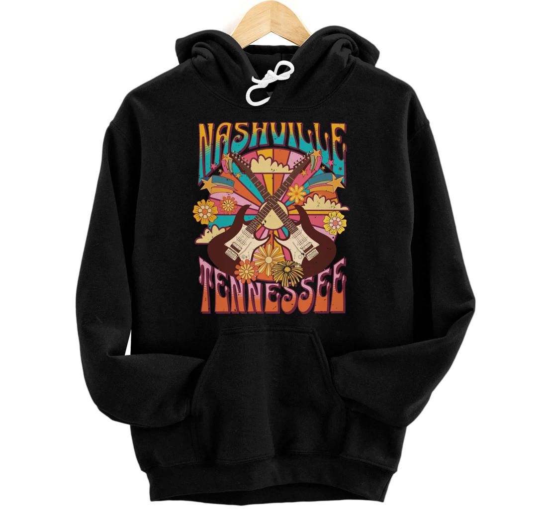 Nashville Country Music City Girls Trip Retro Nash Bash Bach Pullover Hoodie