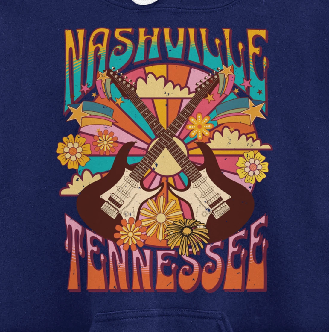 Nashville Country Music City Girls Trip Retro Nash Bash Bach Pullover Hoodie