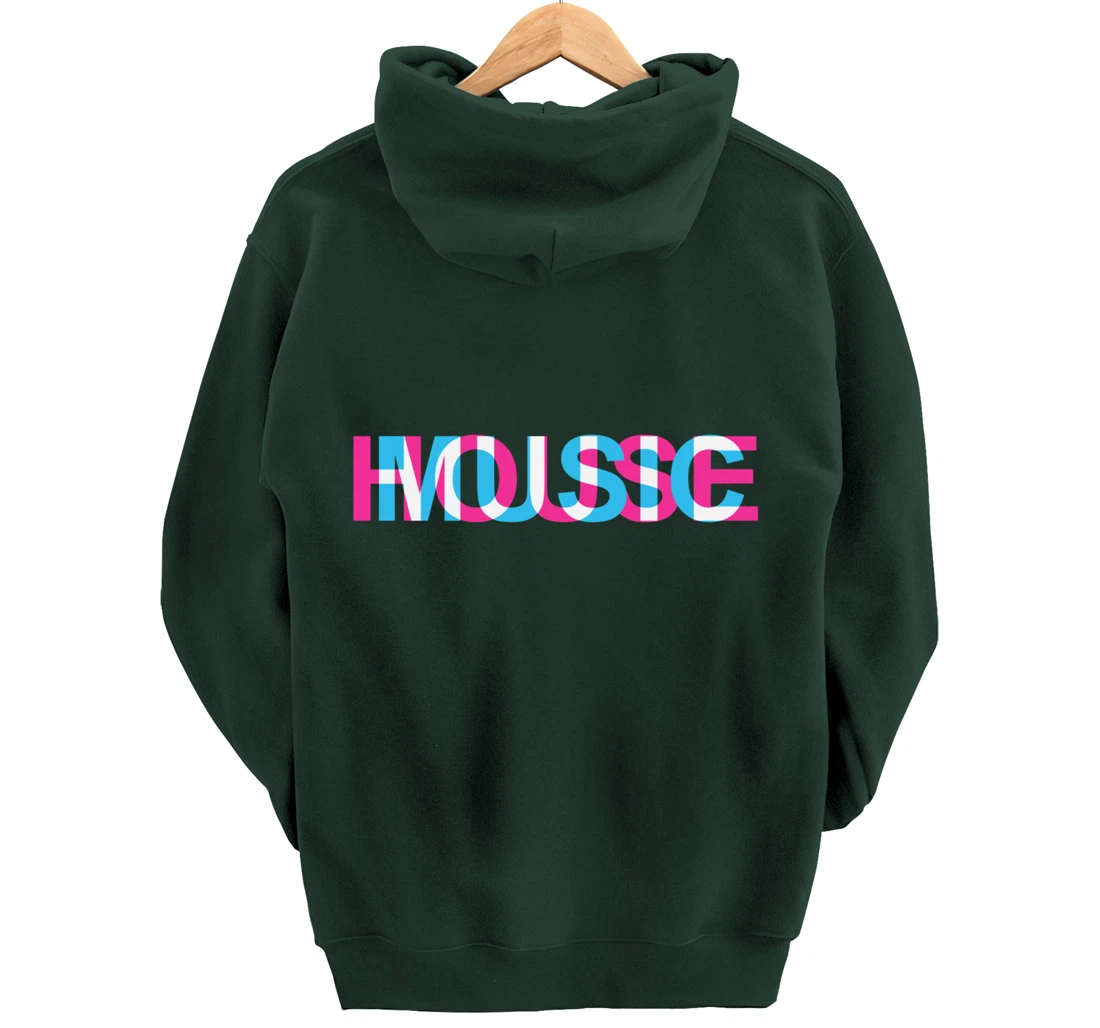 House Music Glitch EDM Rave DJ Music Festival Music Lover Pullover Hoodie