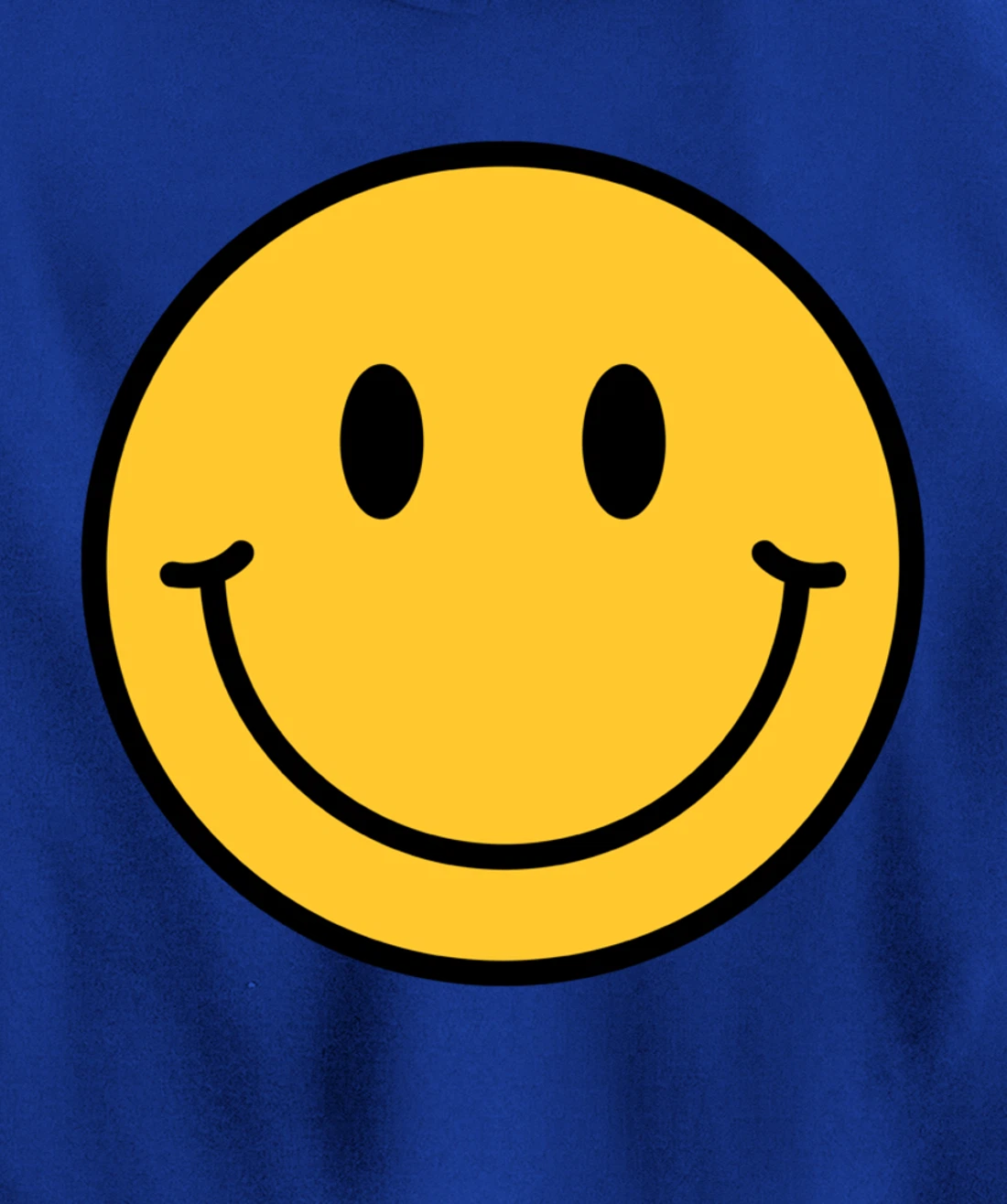 70s Yellow Smile Face Shirt Cute Happy Peace Smiling Face Pullover Hoodie