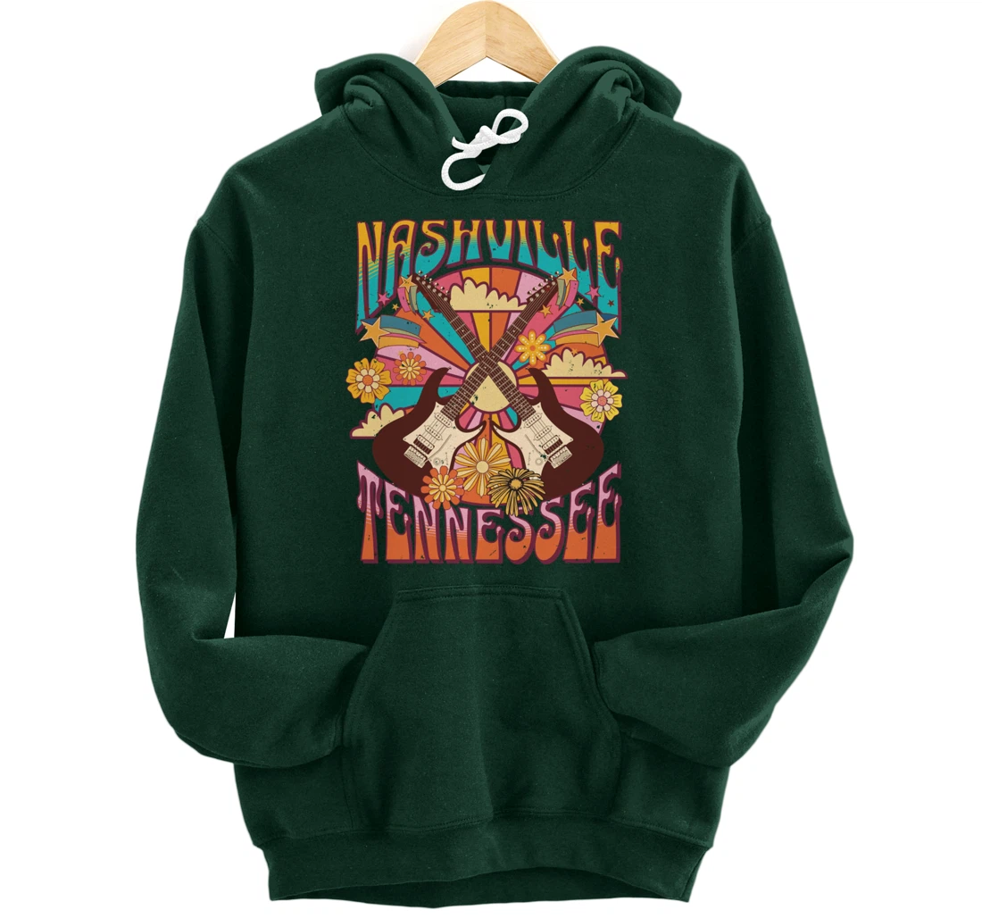 Nashville Country Music City Girls Trip Retro Nash Bash Bach Pullover Hoodie