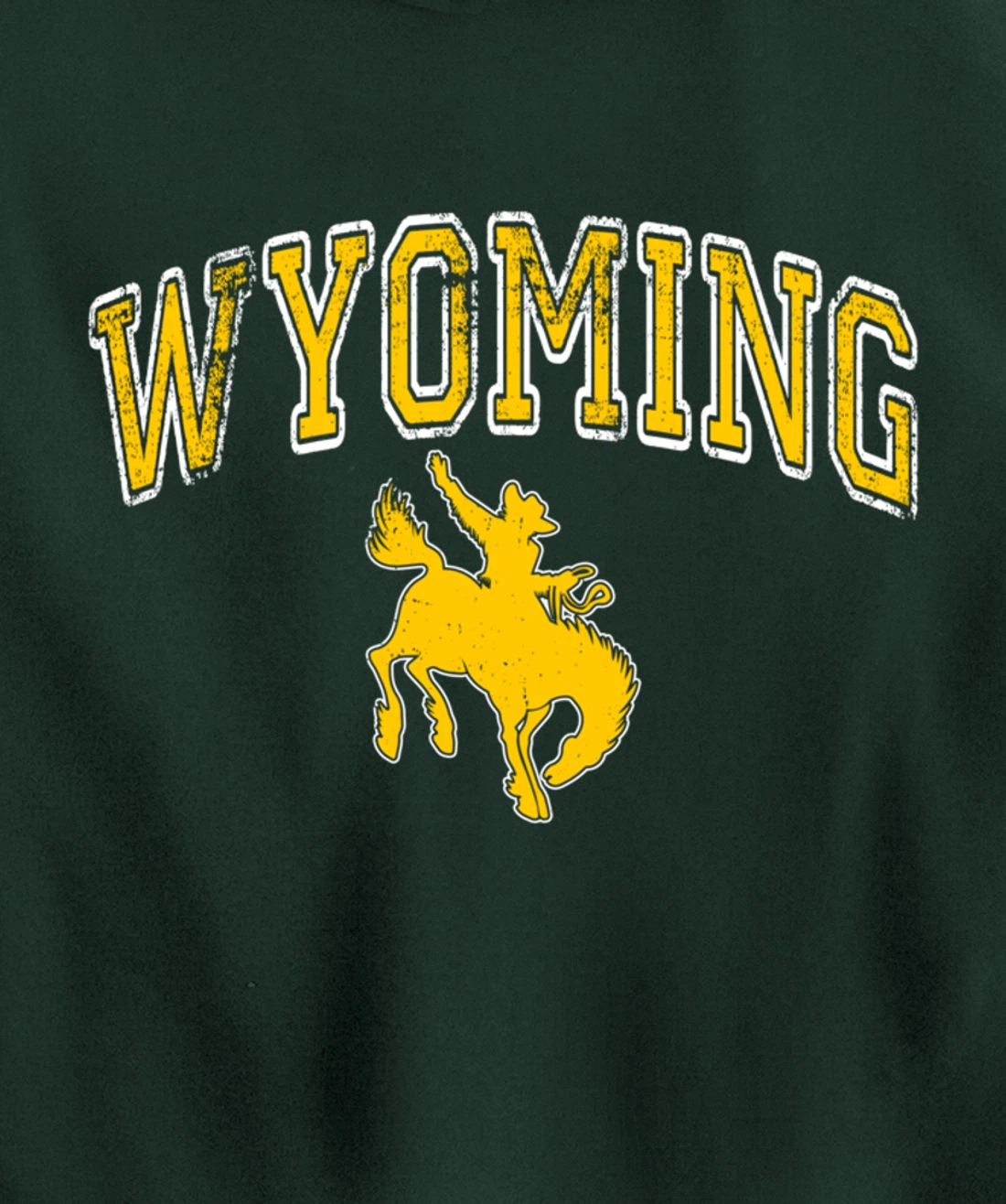 Wyoming Retro Roping Cowboy Vintage Retro Cowboy Men Pullover Hoodie
