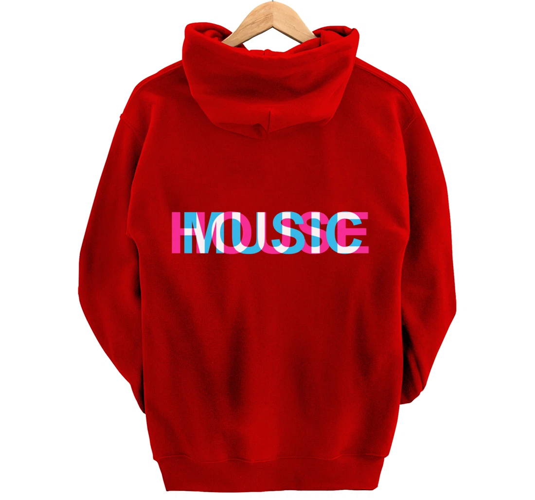 House Music Glitch EDM Rave DJ Music Festival Music Lover Pullover Hoodie