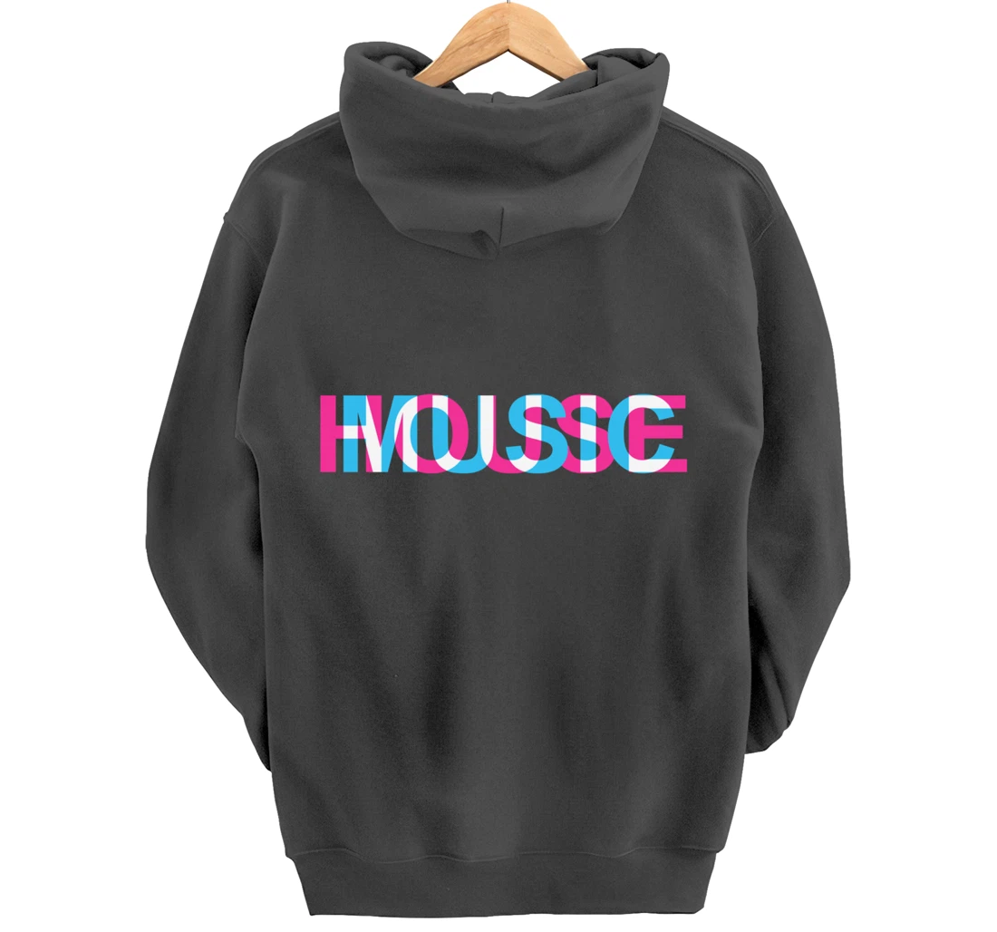 House Music Glitch EDM Rave DJ Music Festival Music Lover Pullover Hoodie