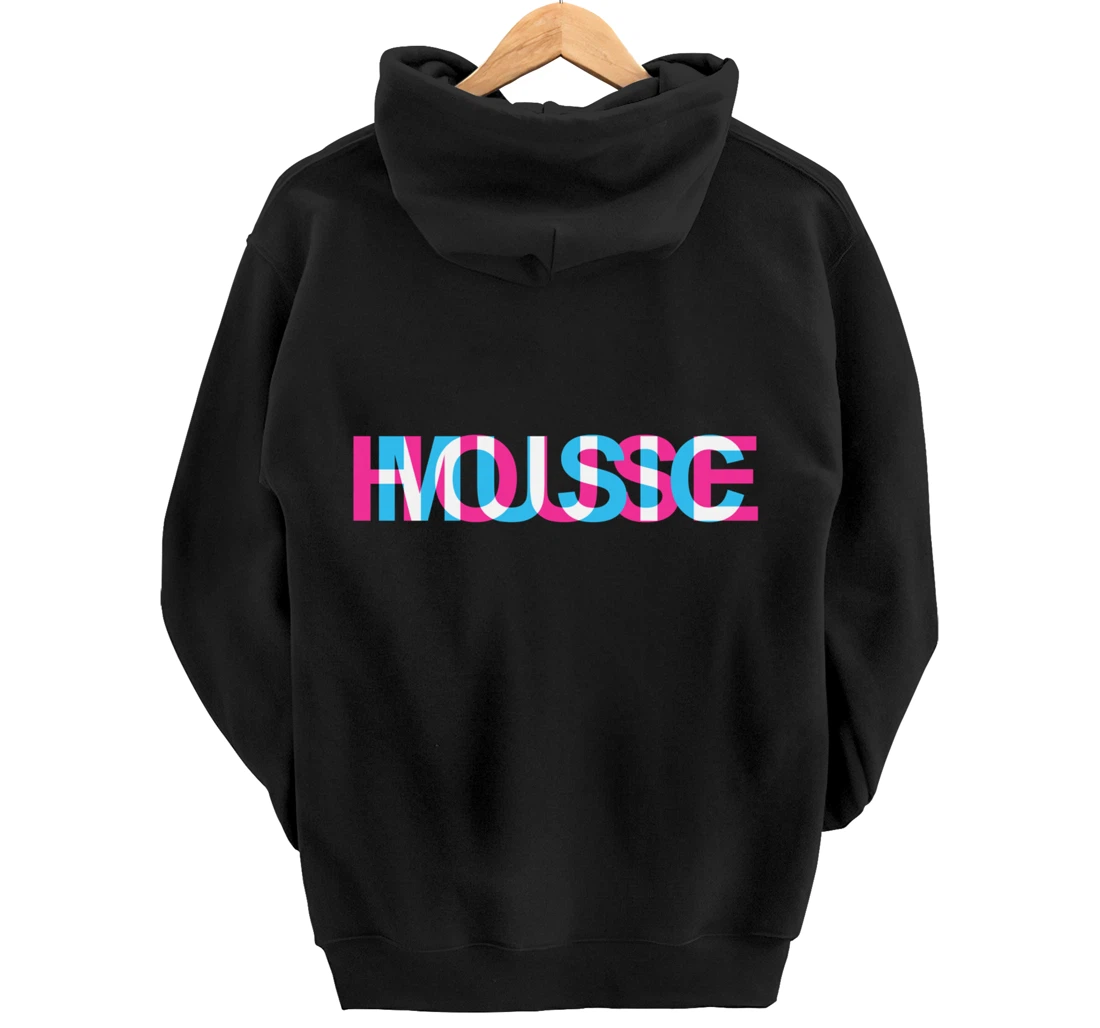 House Music Glitch EDM Rave DJ Music Festival Music Lover Pullover Hoodie