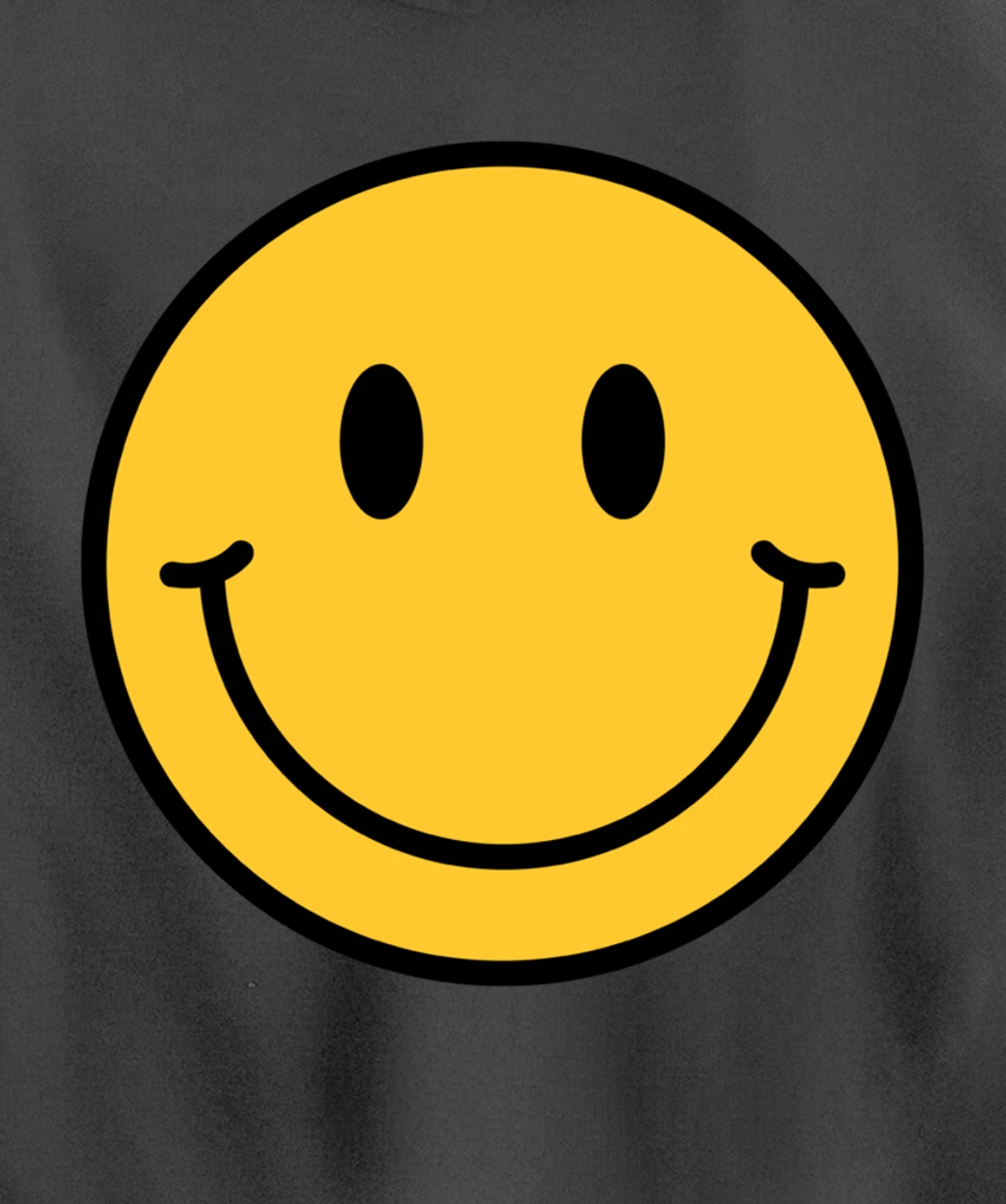70s Yellow Smile Face Shirt Cute Happy Peace Smiling Face Pullover Hoodie