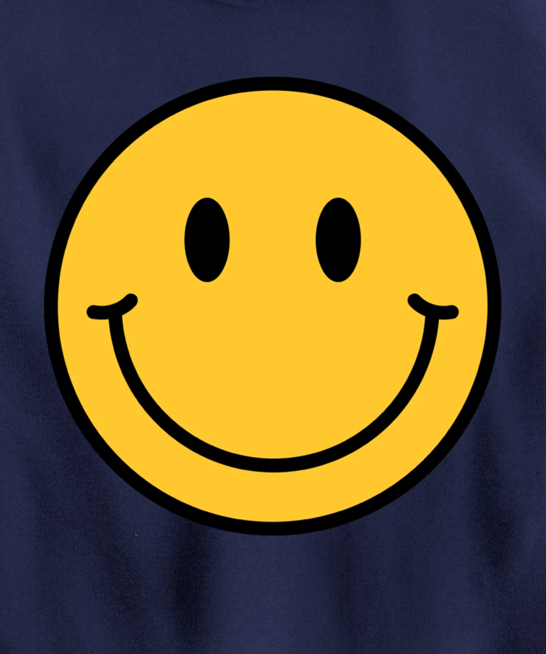 70s Yellow Smile Face Shirt Cute Happy Peace Smiling Face Pullover Hoodie