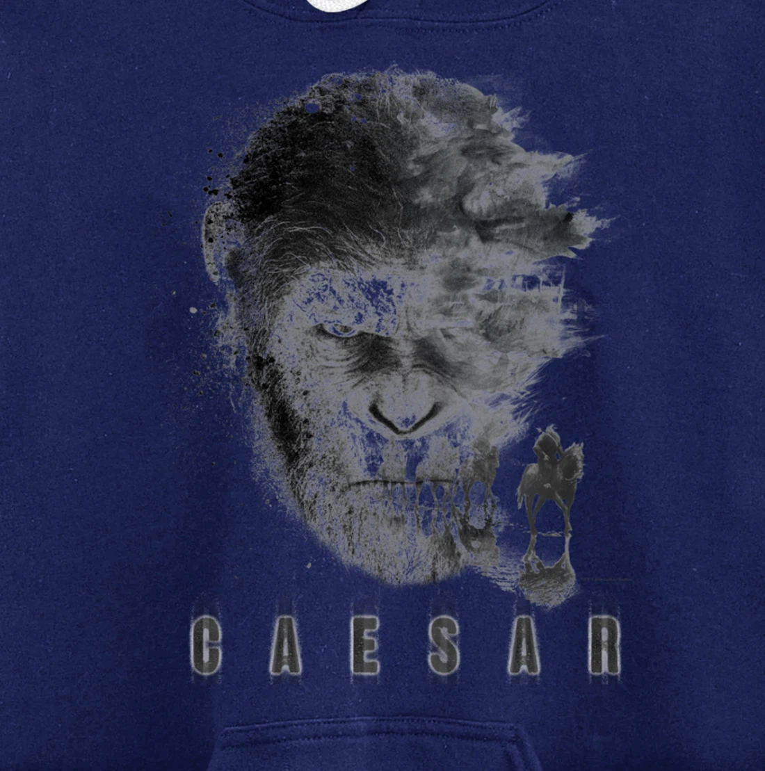 War for the Planet of the Apes Monochrome Caesar & Riders Pullover Hoodie