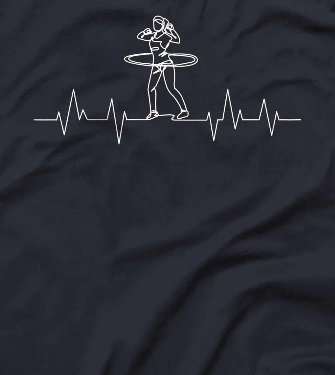 Hula Hoop Heartbeat Women Girls T-Shirt, Kid T-Shirt and Women T-Shirt