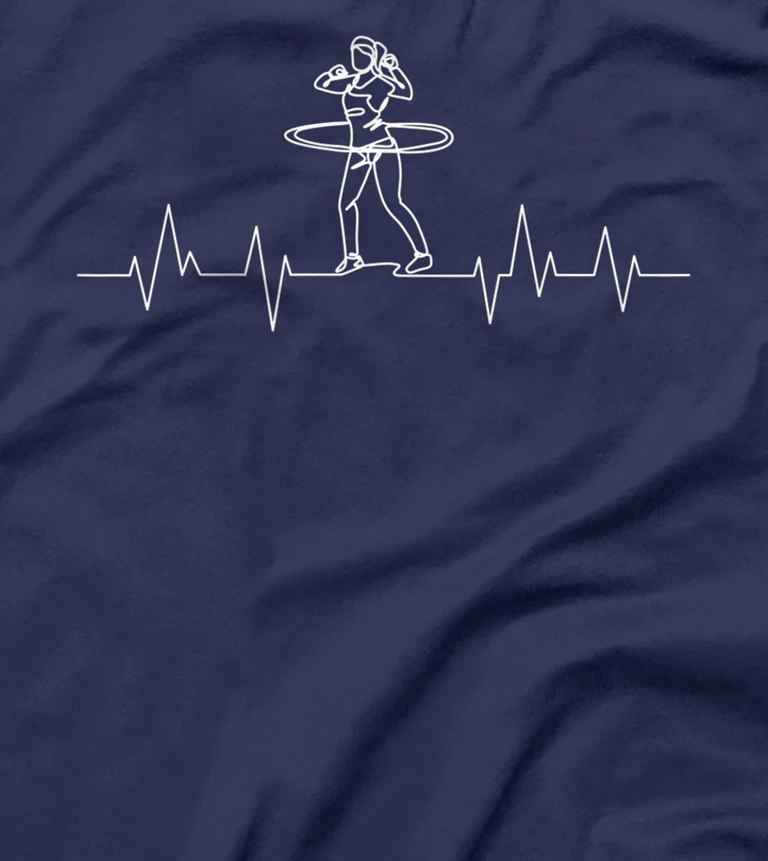 Hula Hoop Heartbeat Women Girls T-Shirt, Kid T-Shirt and Women T-Shirt