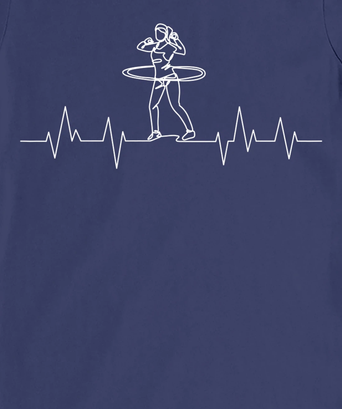 Hula Hoop Heartbeat Women Girls T-Shirt, Kid T-Shirt and Women T-Shirt