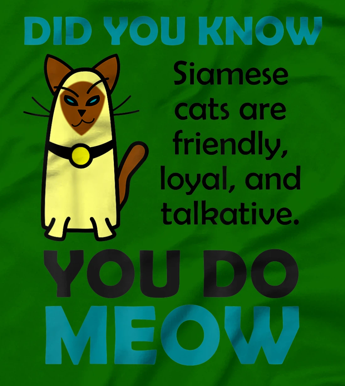 Womens Siamese Cat Gifts for Women Cute Pun T-Shirt, Kid T-Shirt and Women T-Shirt