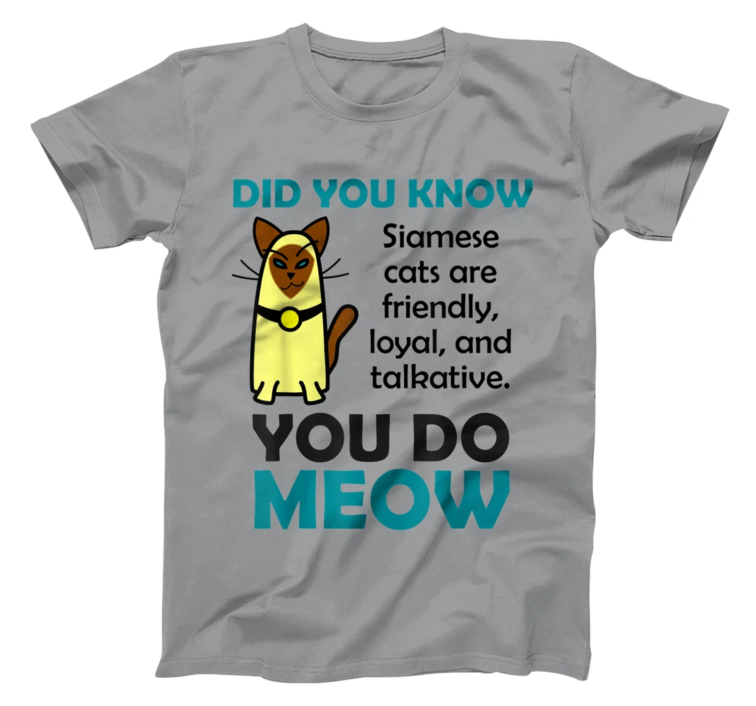 Womens Siamese Cat Gifts for Women Cute Pun T-Shirt, Kid T-Shirt and Women T-Shirt