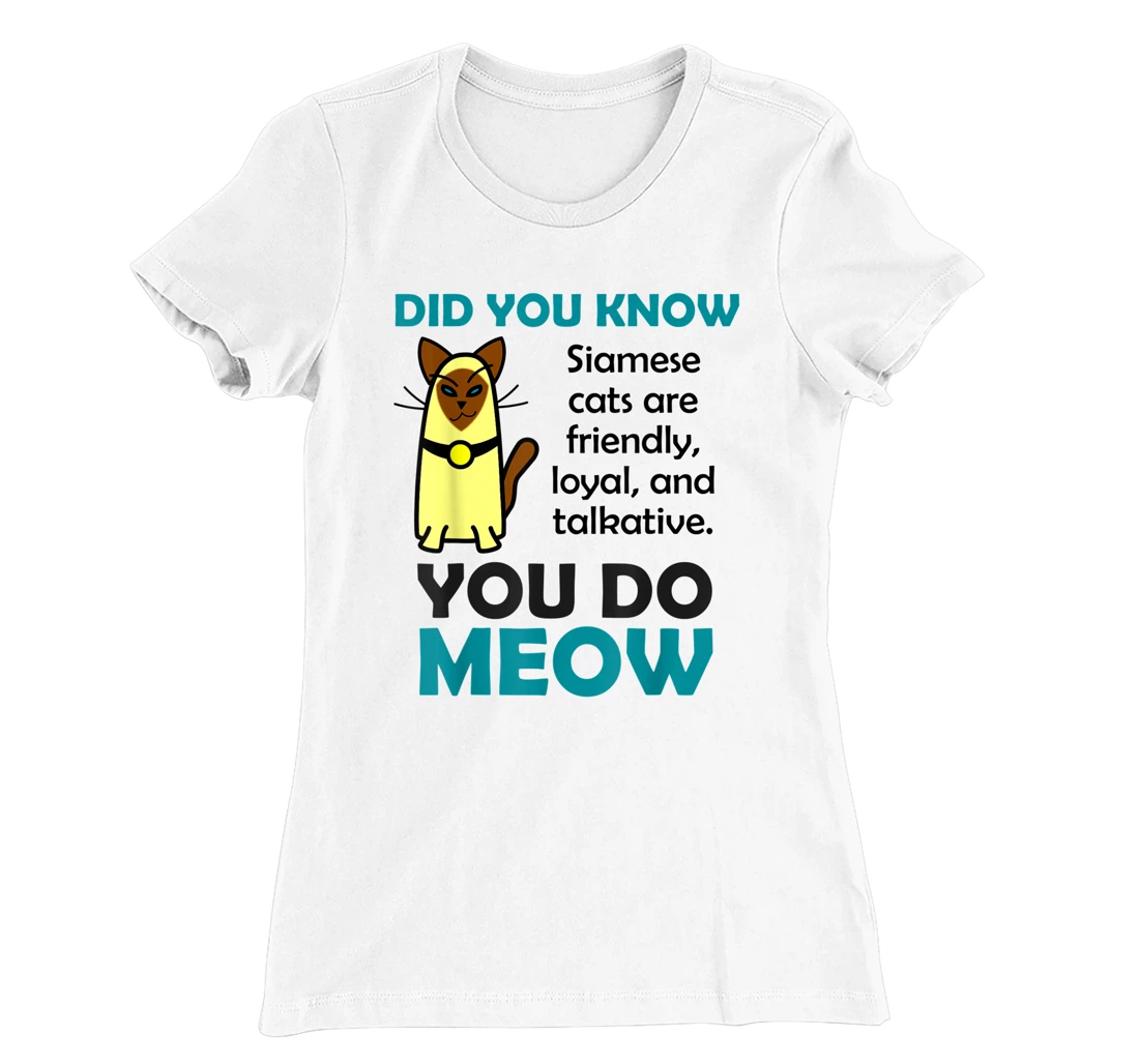 Womens Siamese Cat Gifts for Women Cute Pun T-Shirt, Kid T-Shirt and Women T-Shirt