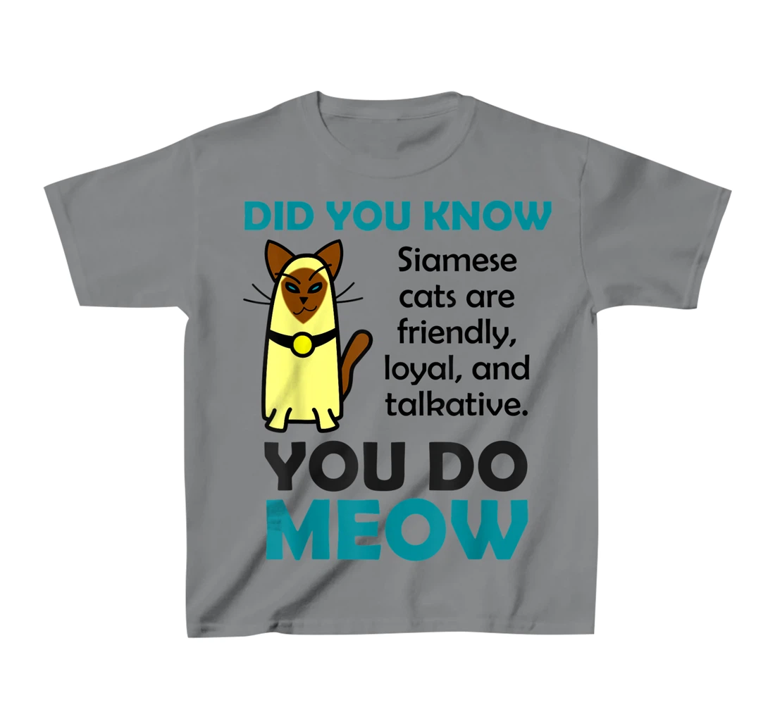 Womens Siamese Cat Gifts for Women Cute Pun T-Shirt, Kid T-Shirt and Women T-Shirt