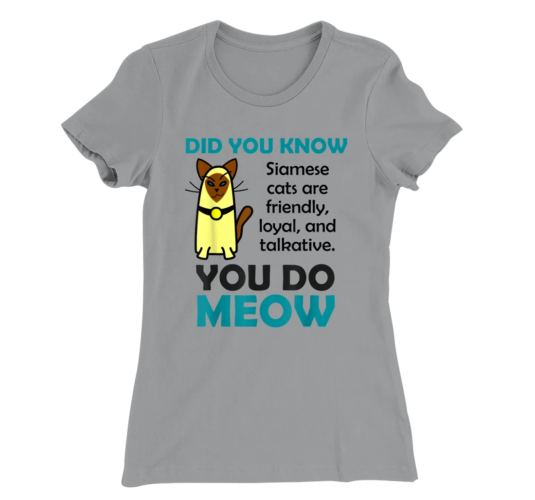 Womens Siamese Cat Gifts for Women Cute Pun T-Shirt, Kid T-Shirt and Women T-Shirt