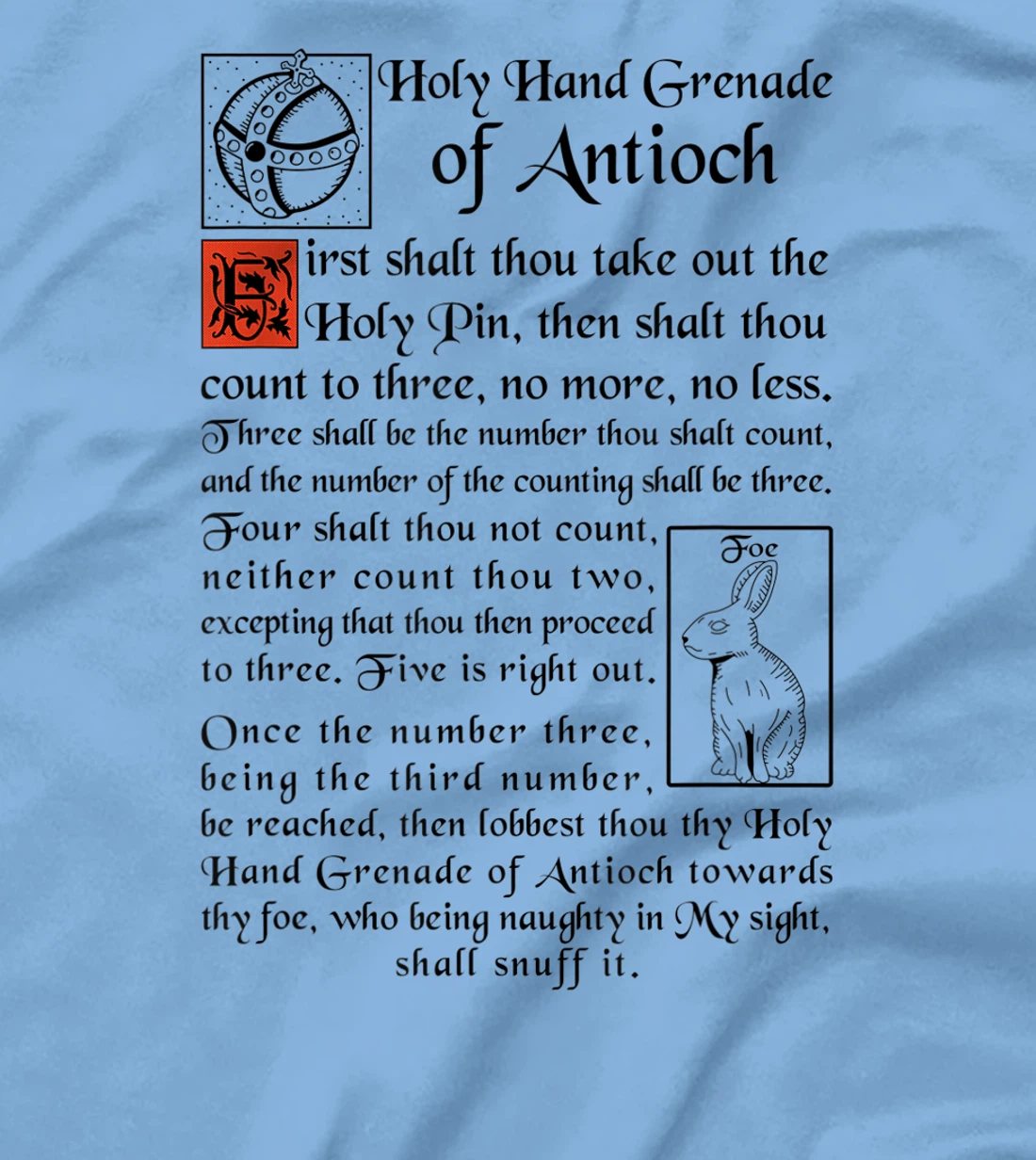 Womens Holy Hand Grenade Of Antioch T-Shirt, Women T-Shirt
