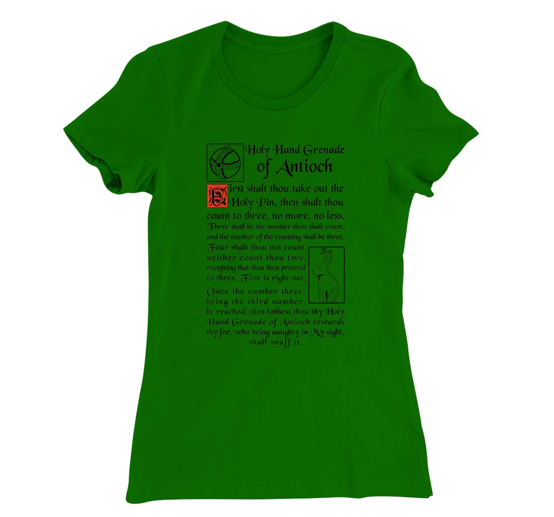 Womens Holy Hand Grenade Of Antioch T-Shirt, Women T-Shirt