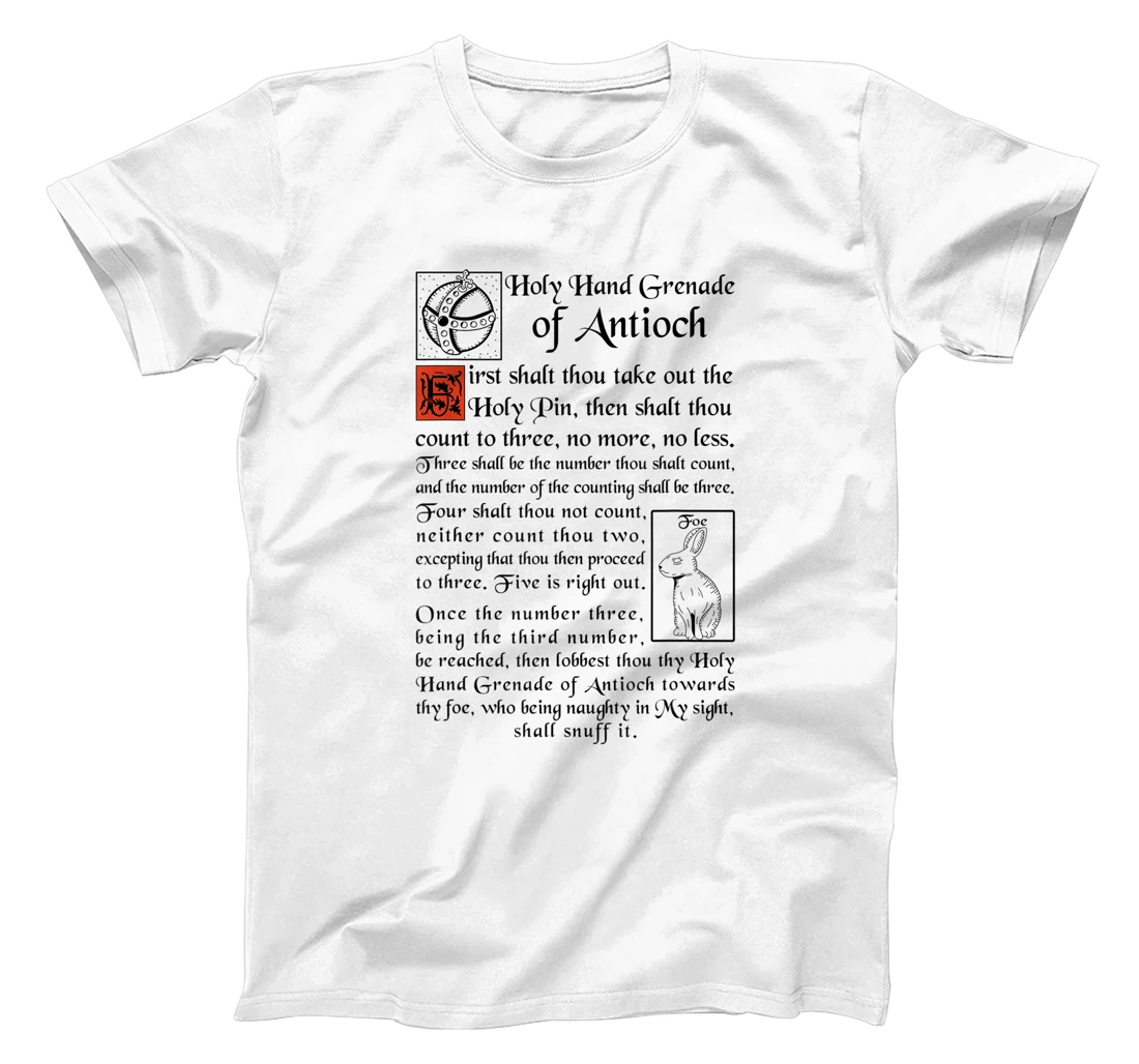 Womens Holy Hand Grenade Of Antioch T-Shirt, Women T-Shirt
