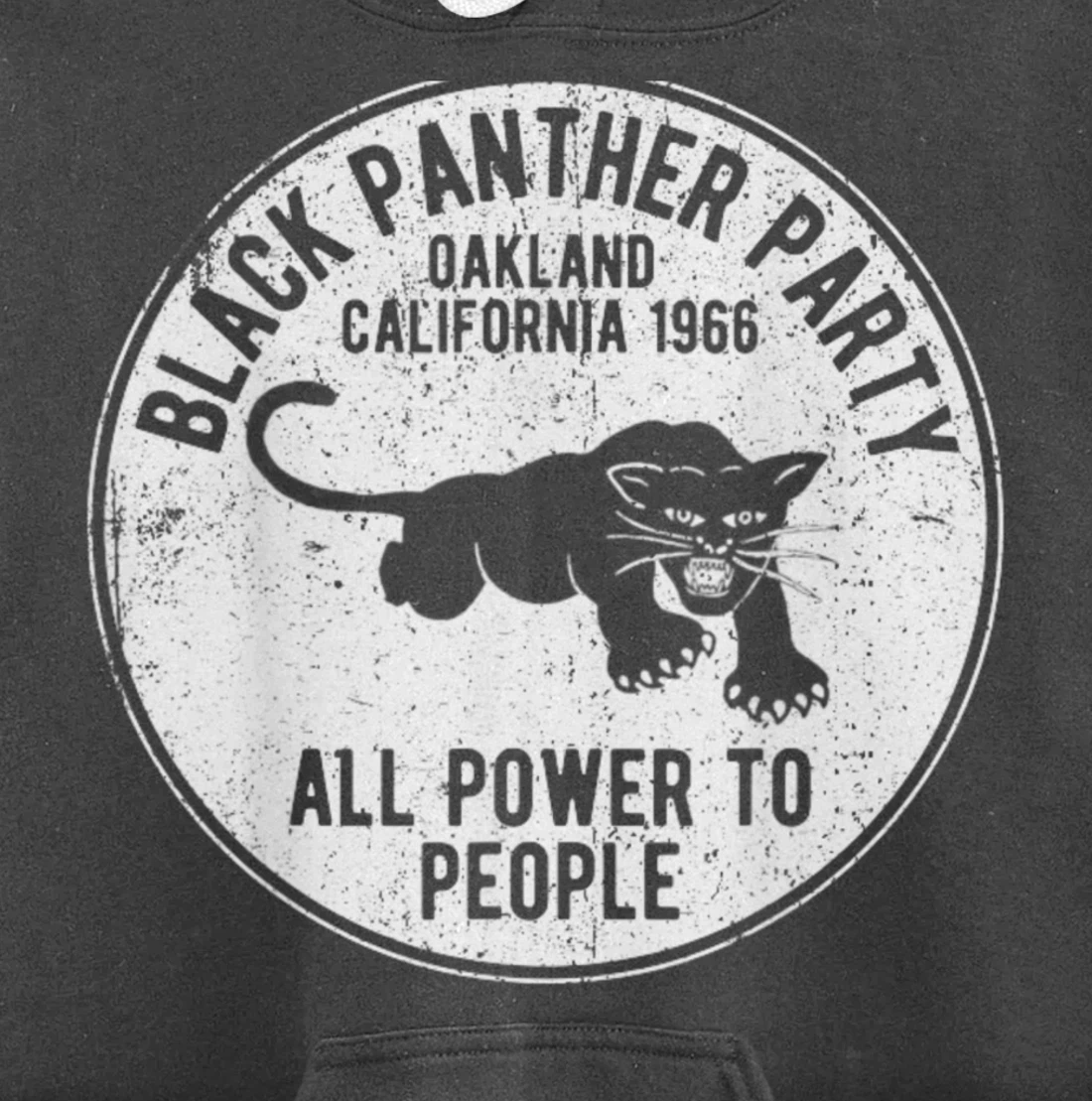 Distressed Pullover Hoodie