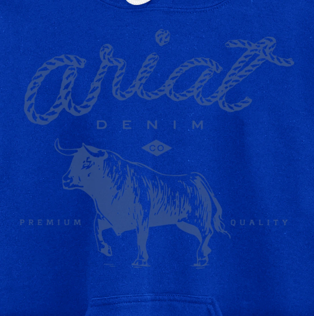 Ariat Denim Bull Premium Quality, Premium Quality Western Pullover Hoodie