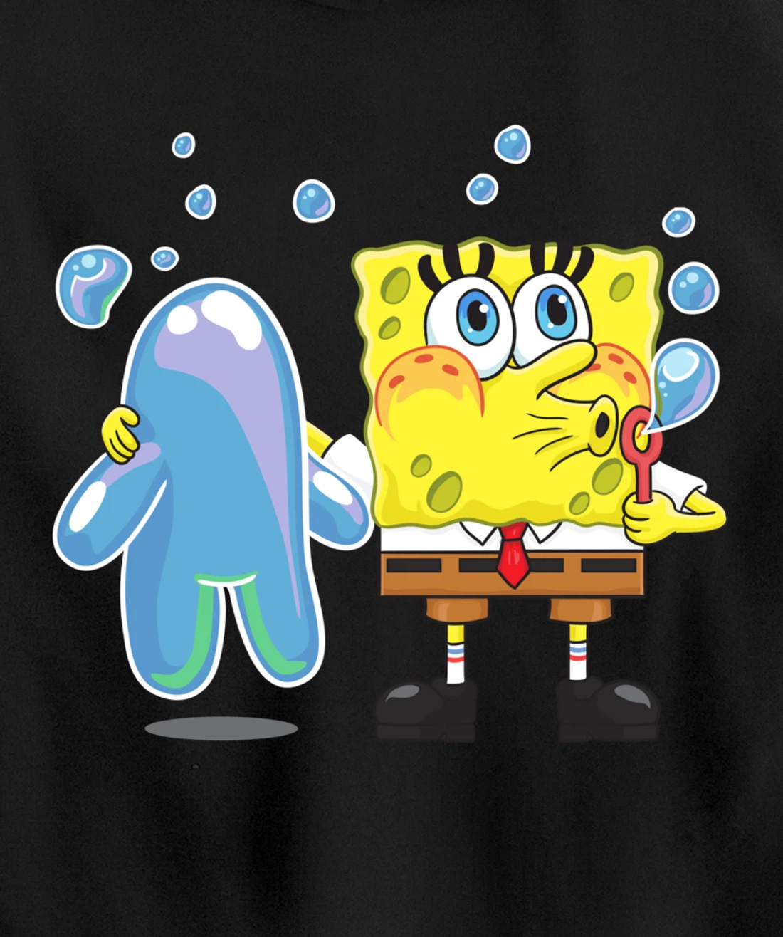 Mademark x SpongeBob SquarePants - SpongeBob Bubble Technique Pullover Hoodie