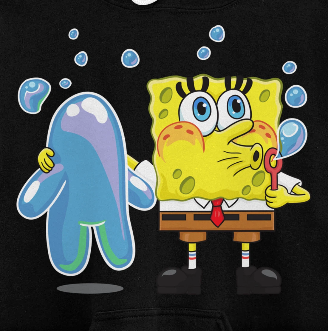 Mademark x SpongeBob SquarePants - SpongeBob Bubble Technique Pullover Hoodie
