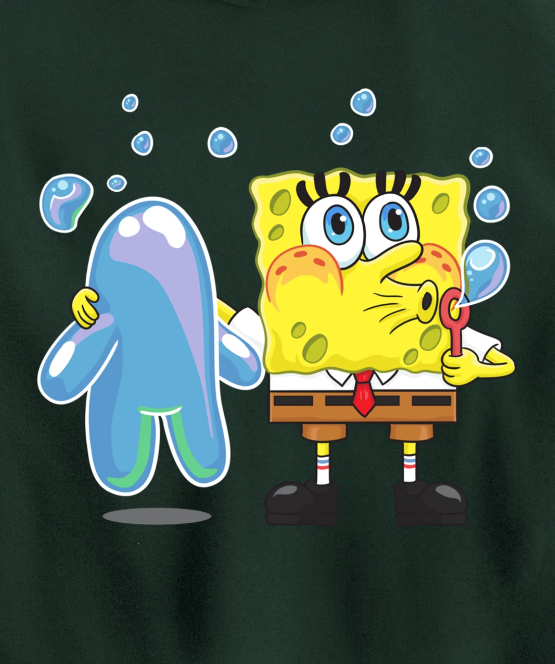 Mademark x SpongeBob SquarePants - SpongeBob Bubble Technique Pullover Hoodie