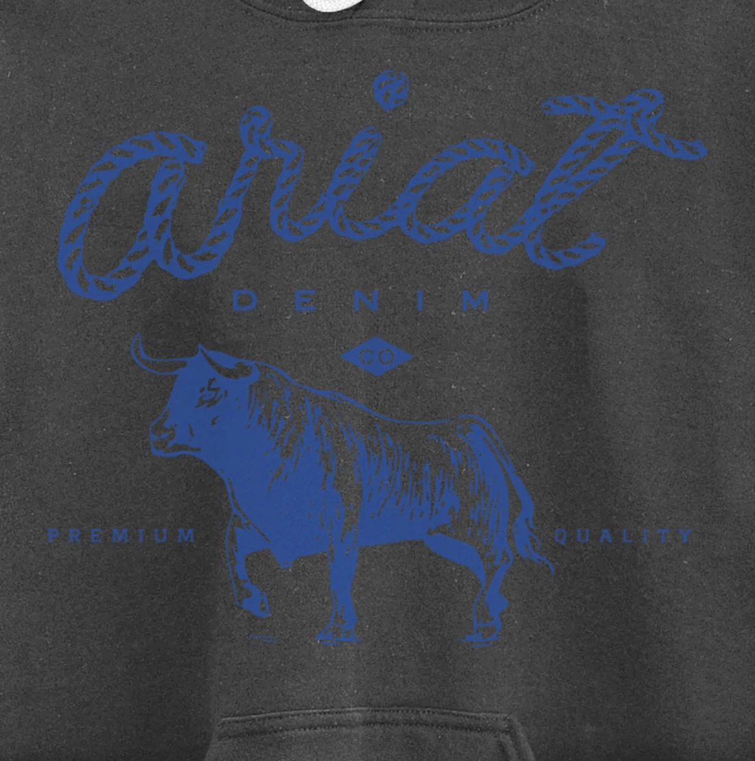 Ariat Denim Bull Premium Quality, Premium Quality Western Pullover Hoodie