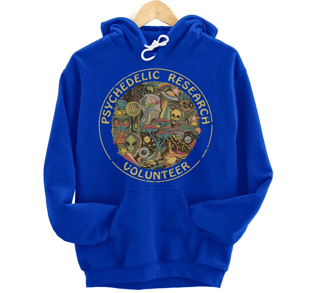 Psychedelic Mushroom | Psychedelic Research Volunteer Pullover Hoodie