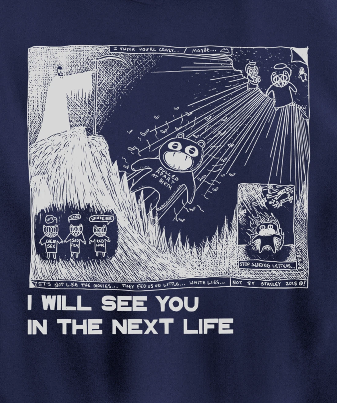 I Will See You In The Next Life Outfits Radio Music 80s 90s Pullover Hoodie