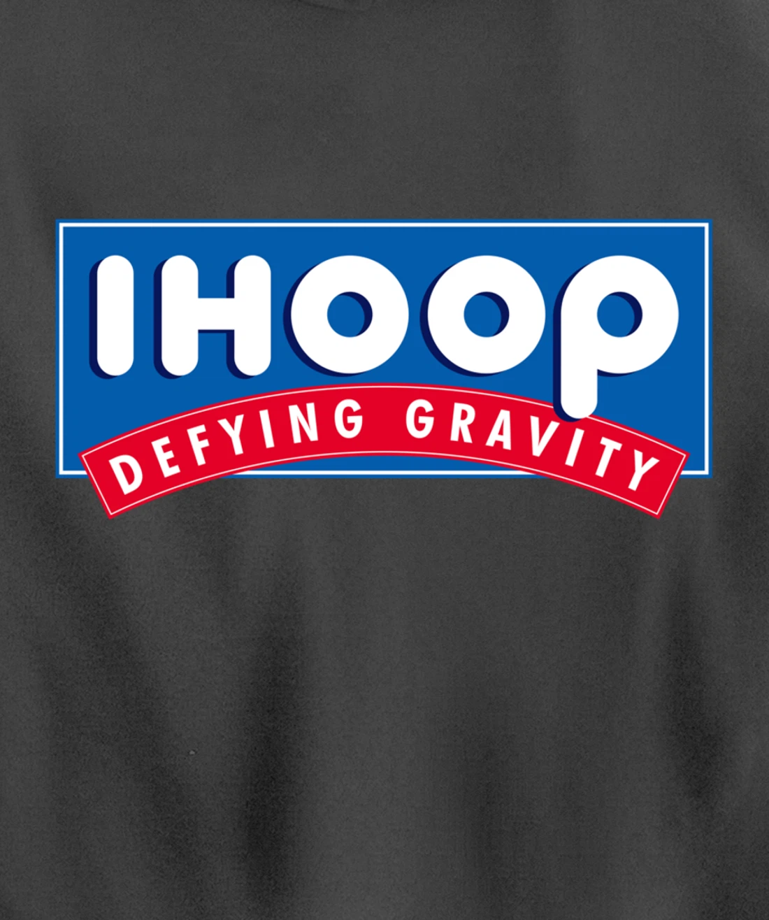 Ihoop I hoop Defying Gravity - Basketball & Basketballer Pullover Hoodie