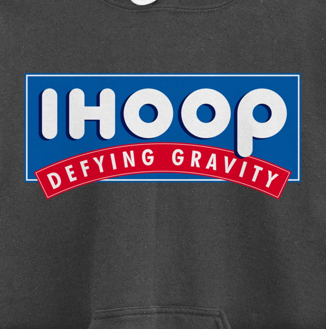 Ihoop I hoop Defying Gravity - Basketball & Basketballer Pullover Hoodie