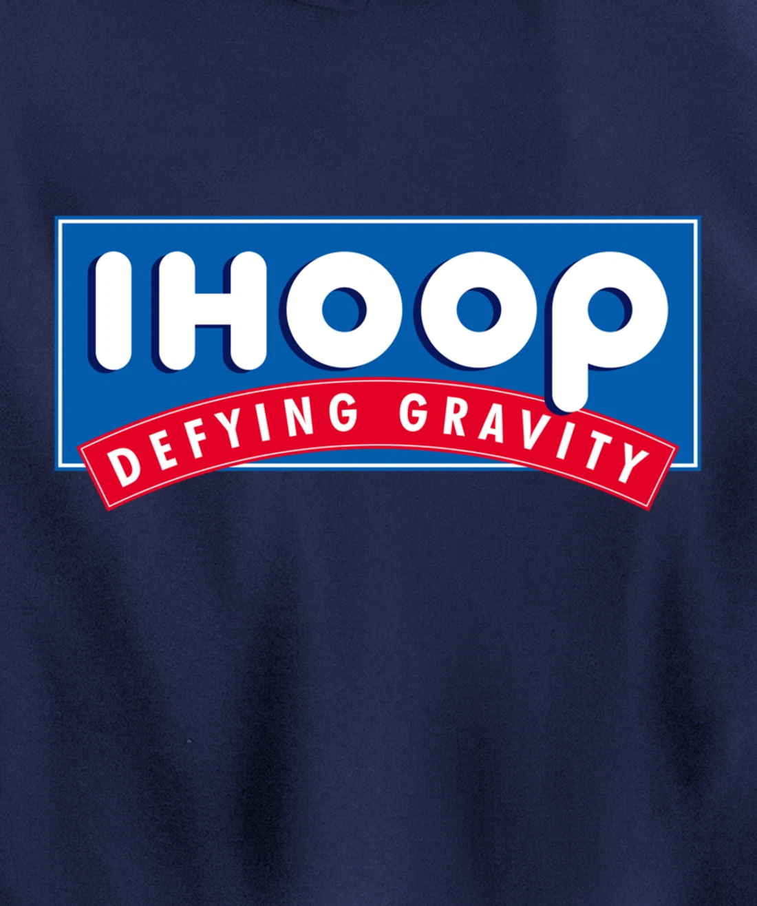 Ihoop I hoop Defying Gravity - Basketball & Basketballer Pullover Hoodie