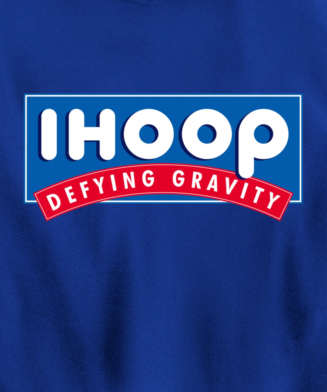 Ihoop I hoop Defying Gravity - Basketball & Basketballer Pullover Hoodie