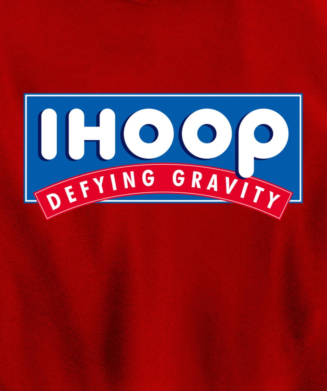 Ihoop I hoop Defying Gravity - Basketball & Basketballer Pullover Hoodie