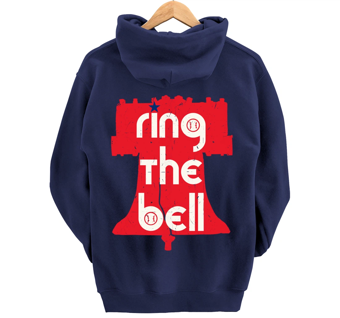 Vintage Ring The Bell Philadelphia Philly Jawn Christmas Tee Pullover Hoodie