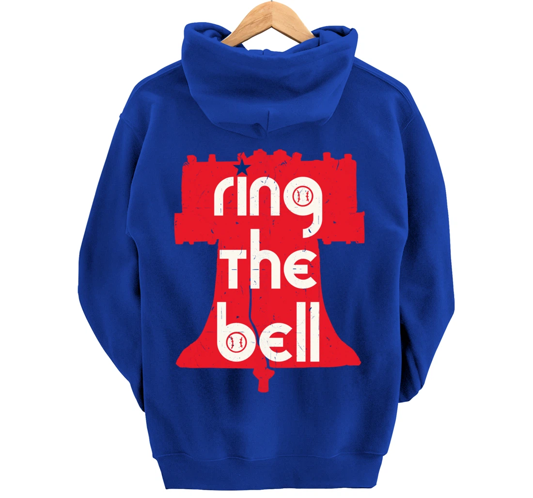 Vintage Ring The Bell Philadelphia Philly Jawn Christmas Tee Pullover Hoodie