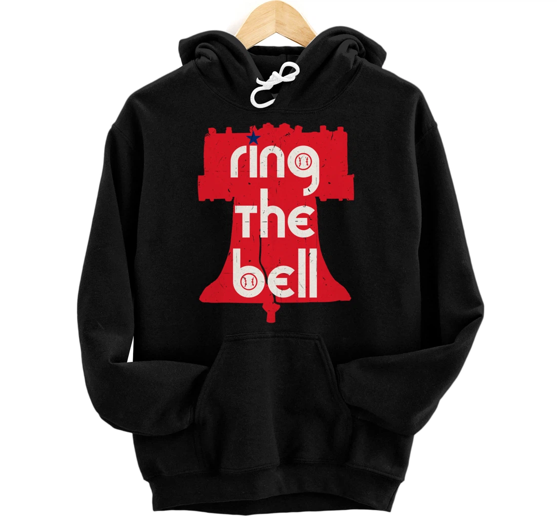 Vintage Ring The Bell Philadelphia Philly Jawn Christmas Tee Pullover Hoodie