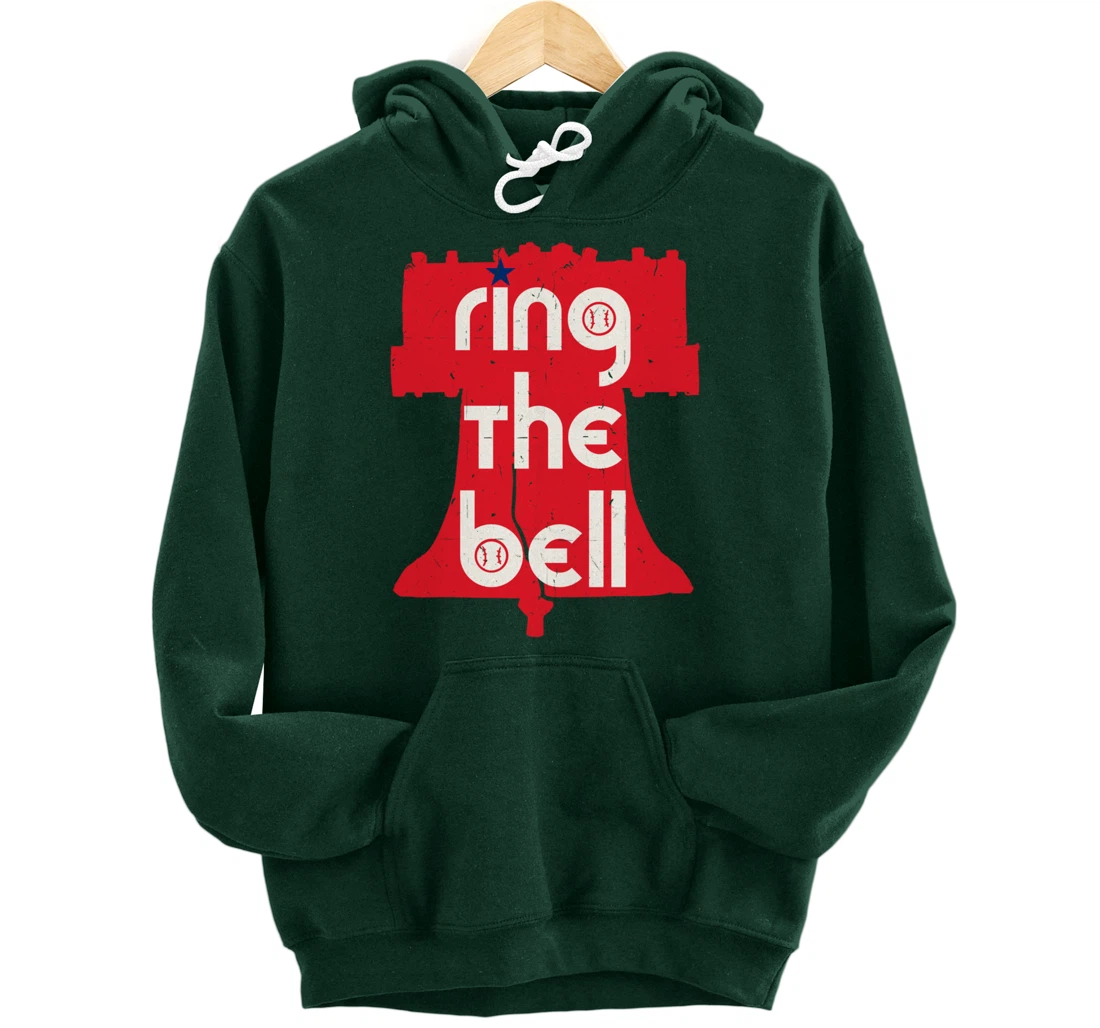 Vintage Ring The Bell Philadelphia Philly Jawn Christmas Tee Pullover Hoodie