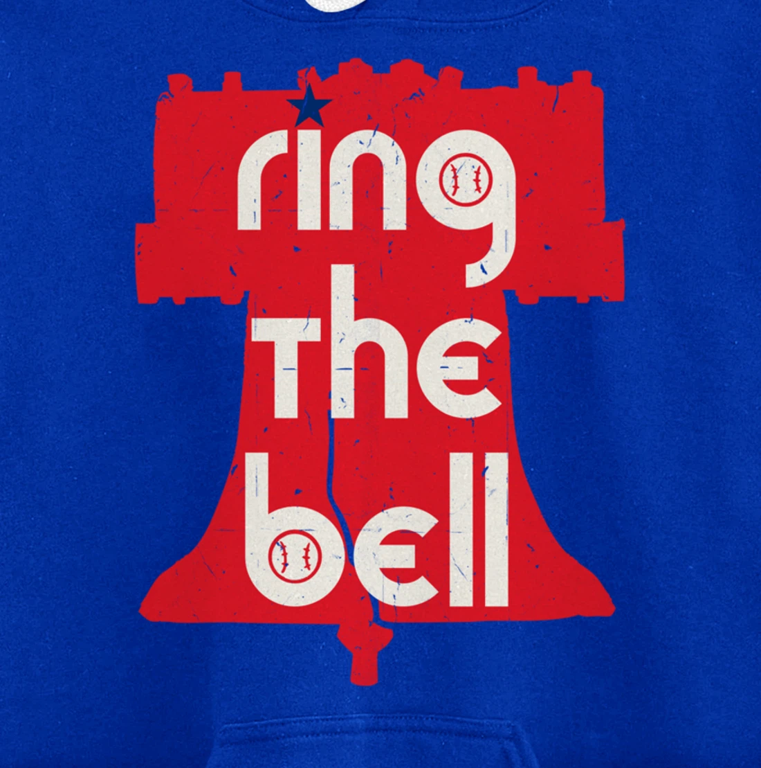 Vintage Ring The Bell Philadelphia Philly Jawn Christmas Tee Pullover Hoodie