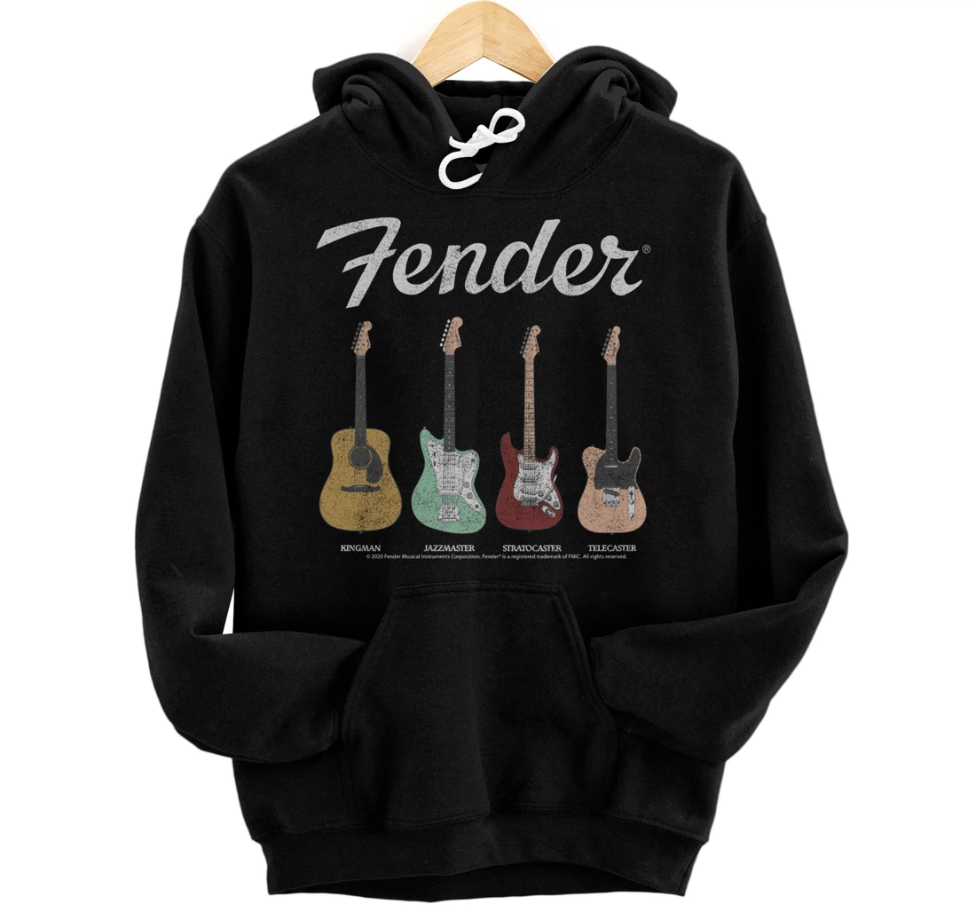 Fender Vintage Guitar Lineup Pullover Hoodie