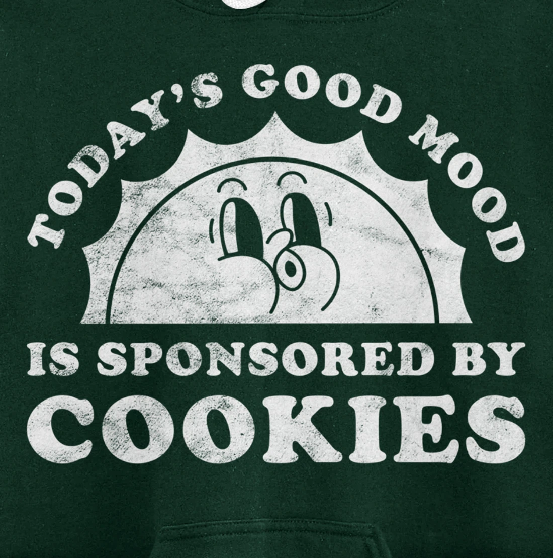 Funny Cute Retro Vintage Cookies or Cookie Pullover Hoodie