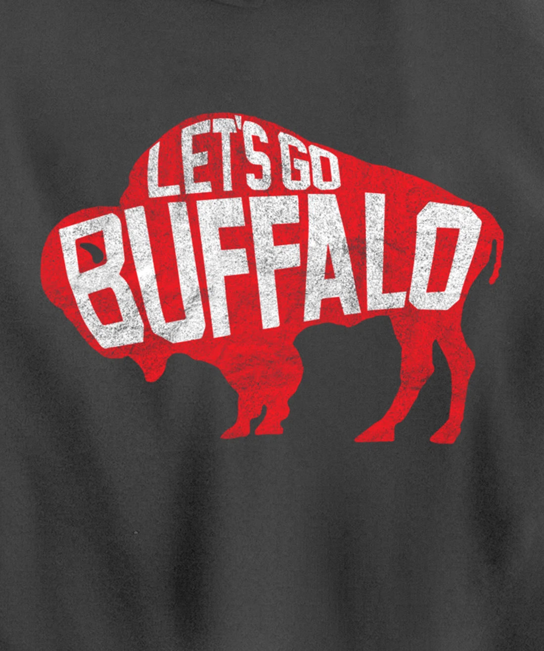 LET'S GO BUFFALO - Ny New York retro sports city fan love Pullover Hoodie
