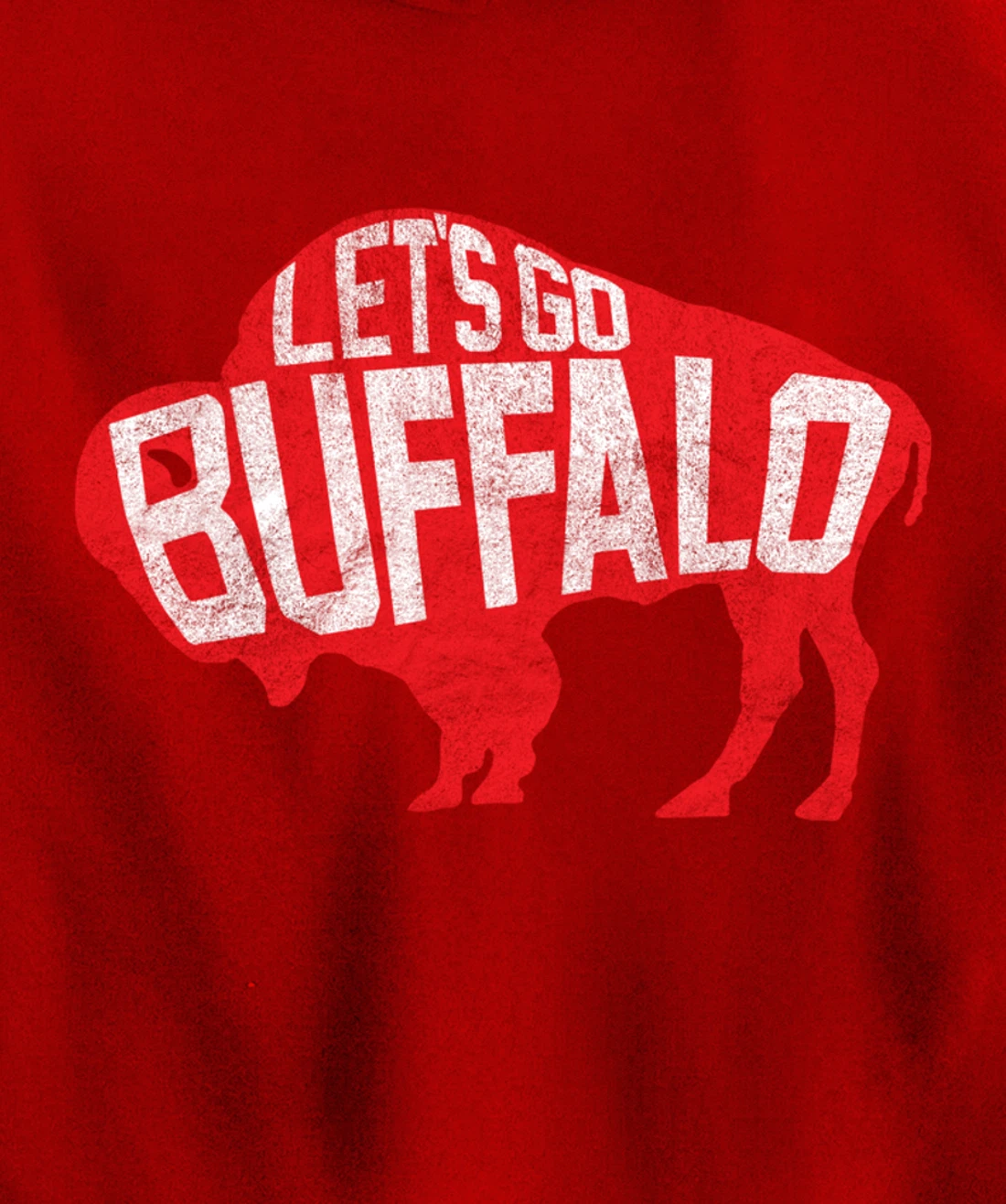 LET'S GO BUFFALO - Ny New York retro sports city fan love Pullover Hoodie