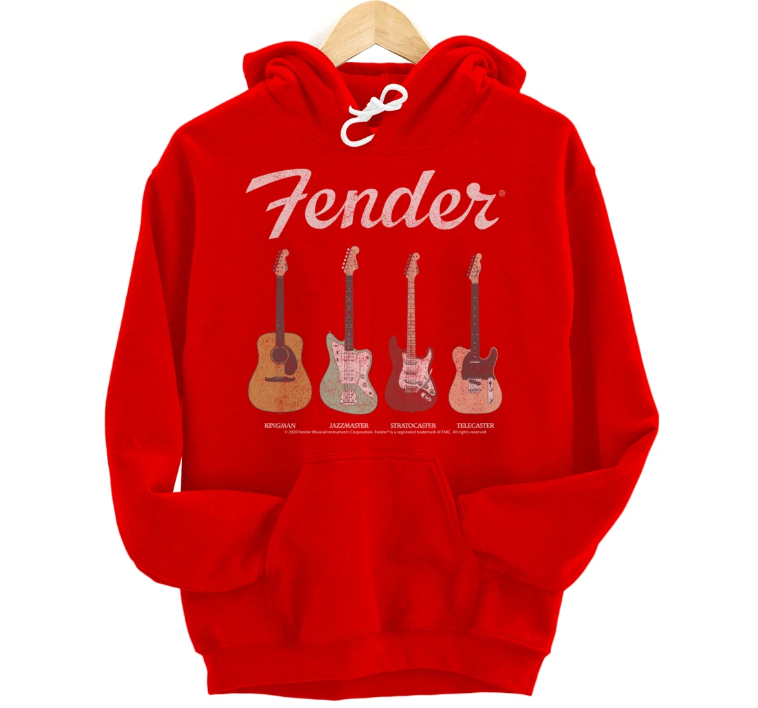 Fender Vintage Guitar Lineup Pullover Hoodie