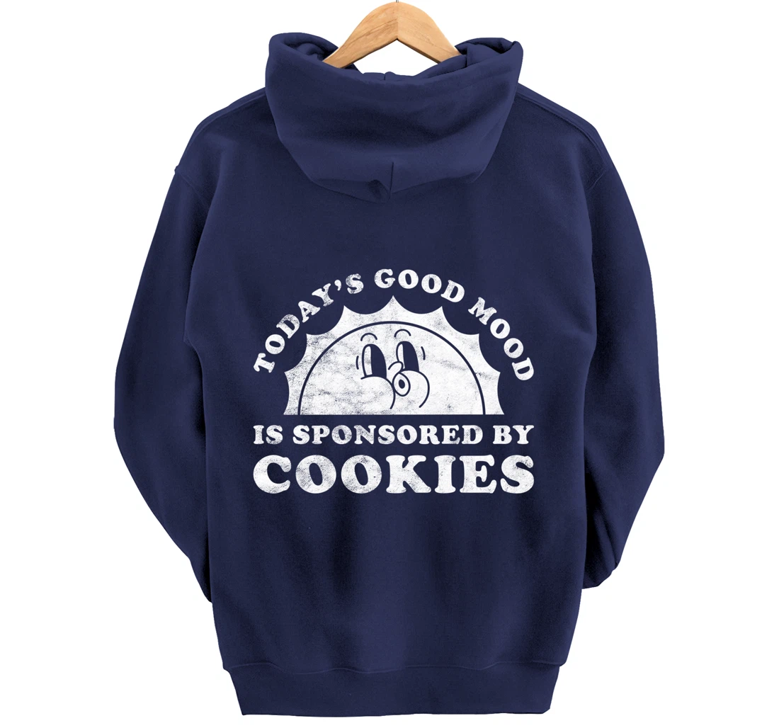 Funny Cute Retro Vintage Cookies or Cookie Pullover Hoodie