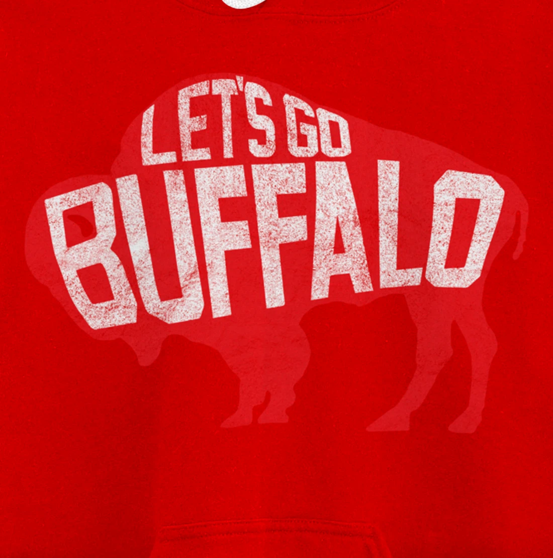 LET'S GO BUFFALO - Ny New York retro sports city fan love Pullover Hoodie